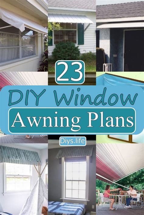 diy aluminum fabric|23 DIY Window Awning Plans For Any Home .